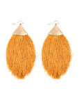 Oversized Tassel Drop Earrings