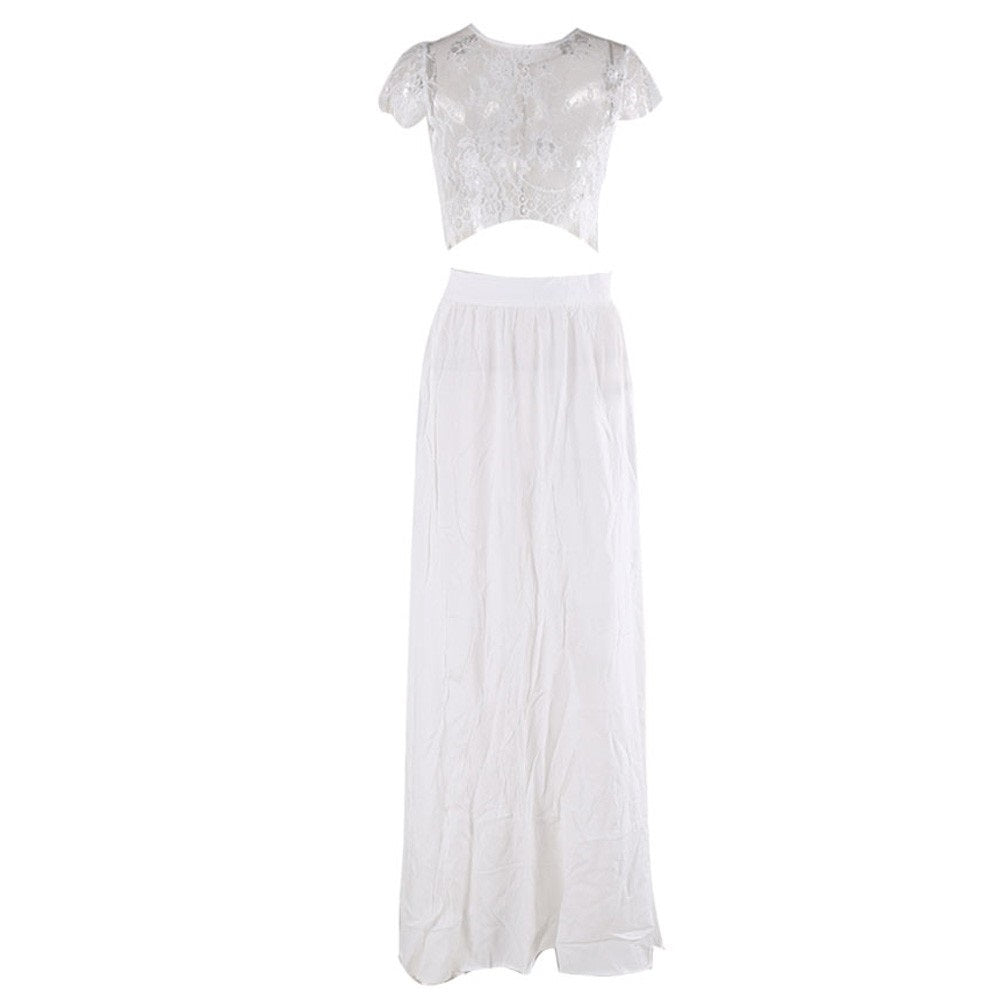 Robe longue deux pièces