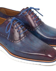 Paul Parkman Smart Casual Shoes For Men Blue & Purple (ID