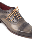 Paul Parkman Men's Captoe Oxfords Gray (ID