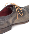 Paul Parkman Men's Captoe Oxfords Gray (ID