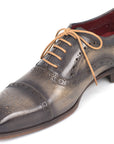 Paul Parkman Men's Captoe Oxfords Gray (ID