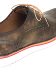 Paul Parkman Smart Casual Shoes For Men Army Green (ID