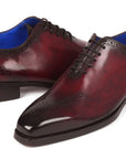 Paul Parkman Goodyear Welted Punched Oxfords Bordeaux (ID