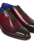 Paul Parkman Goodyear Welted Punched Oxfords Bordeaux (ID