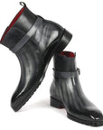 Paul Parkman Men's Gray Patina Jodhpur Boots (955GRY57)