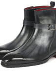 Paul Parkman Men's Gray Patina Jodhpur Boots (955GRY57)