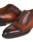 Paul Parkman Goodyear Welted Cap Toe Oxfords Brown (ID