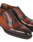 Paul Parkman Goodyear Welted Cap Toe Oxfords Brown (ID