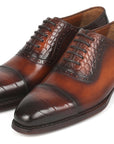 Paul Parkman Goodyear Welted Cap Toe Oxfords Brown (ID