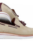 Paul Parkman Men's Smart Casual Tassel Loafers Beige Suede (ID