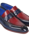 Paul Parkman Beige & Brown Plaid Canvas Derby Shoes (ID
