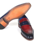 Paul Parkman Beige & Brown Plaid Canvas Derby Shoes (ID