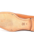 Paul Parkman Beige & Brown Plaid Canvas Derby Shoes (ID