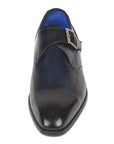 Paul Parkman Beige & Brown Plaid Canvas Derby Shoes (ID