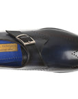 Paul Parkman Beige & Brown Plaid Canvas Derby Shoes (ID