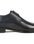 Paul Parkman Beige & Brown Plaid Canvas Derby Shoes (ID