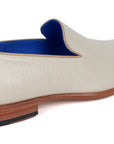 Paul Parkman Beige & Brown Plaid Canvas Derby Shoes (ID