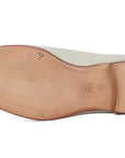 Paul Parkman Beige & Brown Plaid Canvas Derby Shoes (ID