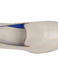 Paul Parkman Beige & Brown Plaid Canvas Derby Shoes (ID