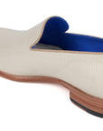 Paul Parkman Beige & Brown Plaid Canvas Derby Shoes (ID