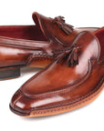Paul Parkman Hand-Sewn Tassel Loafers Brown (ID