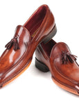 Paul Parkman Hand-Sewn Tassel Loafers Brown (ID