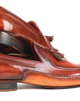 Paul Parkman Hand-Sewn Tassel Loafers Brown (ID