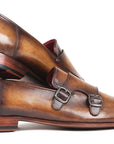 Paul Parkman Men's Double Monkstraps Olive (ID