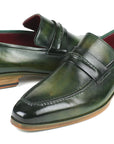 Paul Parkman Men's Loafer Shoes Green (ID