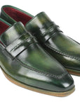 Paul Parkman Men's Loafer Shoes Green (ID