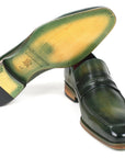 Paul Parkman Men's Loafer Shoes Green (ID