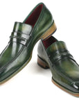 Paul Parkman Men's Loafer Shoes Green (ID
