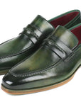 Paul Parkman Men's Loafer Shoes Green (ID