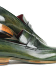 Paul Parkman Men's Loafer Shoes Green (ID