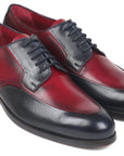 Paul Parkman Men's Bordeaux & Navy Derby Shoes (ID
