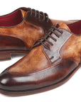 Paul Parkman Men's Dual Tone Brown Derby Shoes (ID