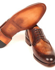 Paul Parkman Men's Dual Tone Brown Derby Shoes (ID