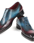 Paul Parkman Goodyear Welted Wingtip Oxfords Blue & Purple (ID