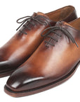 Paul Parkman Men's Wholecut Oxfords Brown Leather (ID