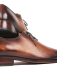 Paul Parkman Men's Wholecut Oxfords Brown Leather (ID