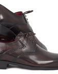 Paul Parkman Men's Brown Medallion Toe Derby Shoes (ID