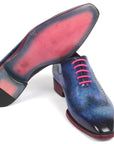 Paul Parkman Men's Wingtip Oxfords Parliament Blue (ID