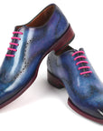 Paul Parkman Men's Wingtip Oxfords Parliament Blue (ID