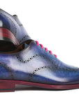 Paul Parkman Men's Wingtip Oxfords Parliament Blue (ID