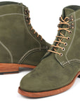 Paul Parkman Men's Boots Green Nubuck (824NGR33)