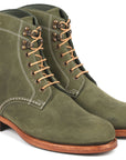 Paul Parkman Men's Boots Green Nubuck (824NGR33)