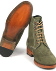 Paul Parkman Men's Boots Green Nubuck (824NGR33)