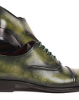 Paul Parkman Men's Cap-Toe Oxfords Green (ID