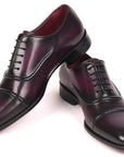 Paul Parkman Men's Cap-Toe Oxfords Purple (ID